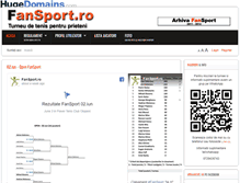 Tablet Screenshot of fansport.ro